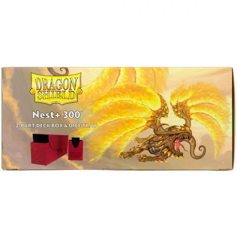 Коробочка для карт Dragon Shield Nest+ (красная, 300+ карт)