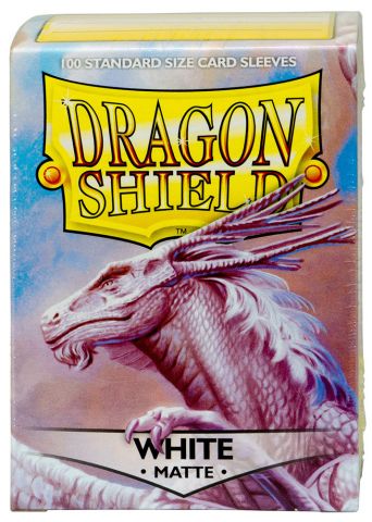 Протекторы Dragon Shield (100 шт., 63х88 мм): белые матовые