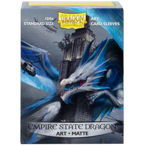 Протекторы Dragon Shield (100 шт., 63х88 мм): с рисунком Empire State Dragon, матовые