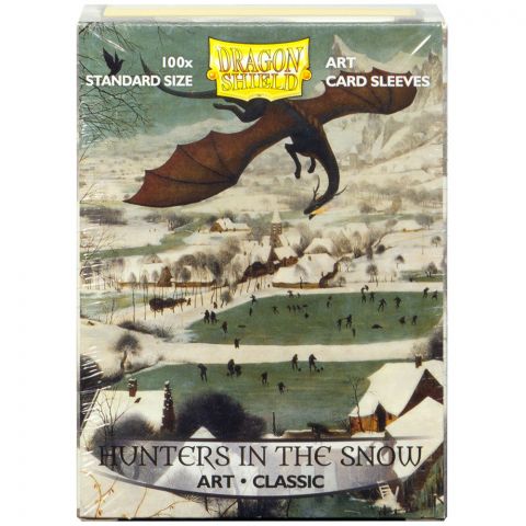 Протекторы Dragon Shield (100 шт., 63x88 мм): с рисунком Hunters in the Snow