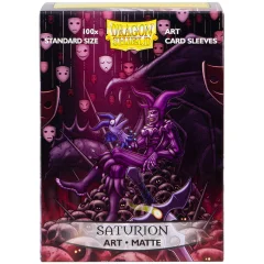 Протекторы Dragon Shield (100 шт., 63x88 мм): с рисунком Saturion: Potrait, матовые