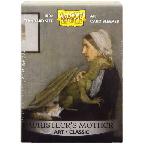 Протекторы Dragon Shield (100 шт., 63x88 мм): с рисунком Whistler's Mother