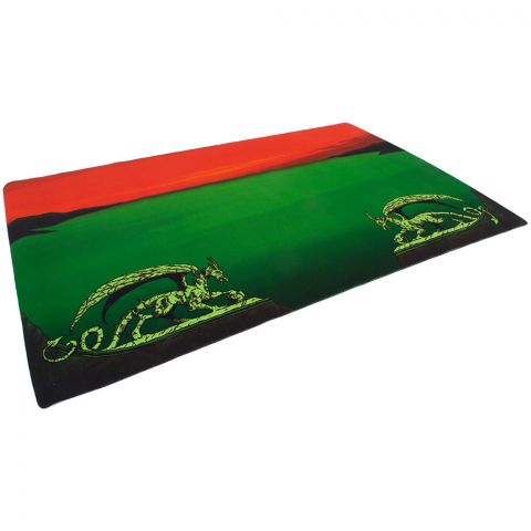 Игровое поле Dragon Shield 60x40 см: зелёно-красное