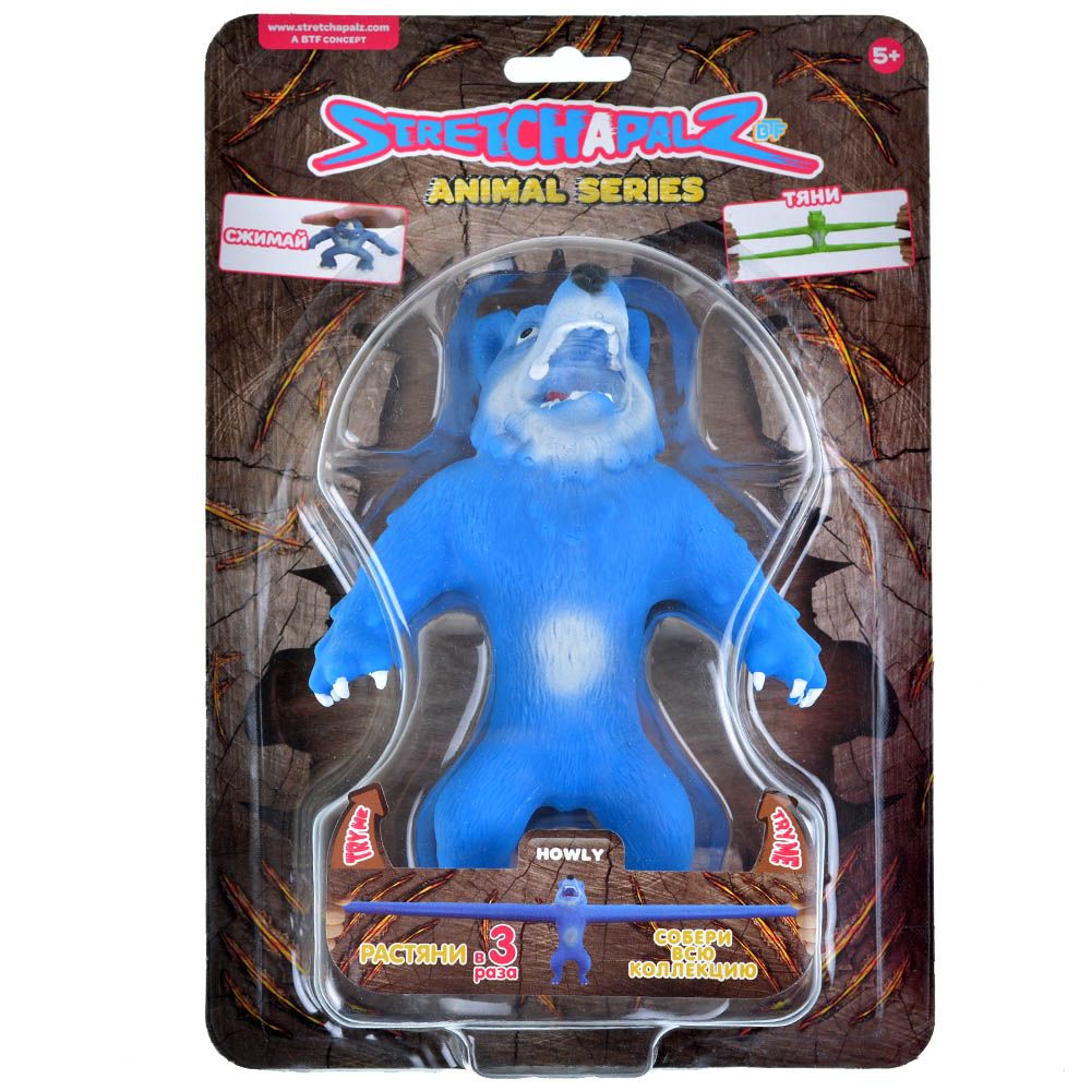 Best Toy Forever Игрушка-тянучка Stretchapalz Animal Series: волк Howly 939436-5