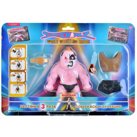 Игрушка-тянучка Stretchapalz World Wrestling Series: Bam Bam