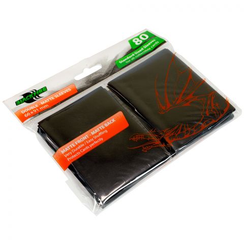 Протекторы Blackfire Double-Matte чёрные (80 шт., 66х91 мм)