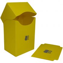 Коробочка для карт Blackfire вертикальная (жёлтая, 58 мм, 80+ карт)