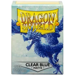 Протекторы Dragon Shield (100 шт., 63х88 мм): матовые синие