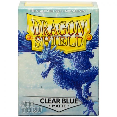 Протекторы Dragon Shield (100 шт., 63х88 мм): матовые синие