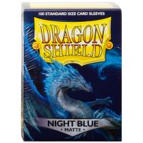 Протекторы Dragon Shield (100 шт., 63х88 мм): матовые темно-синие