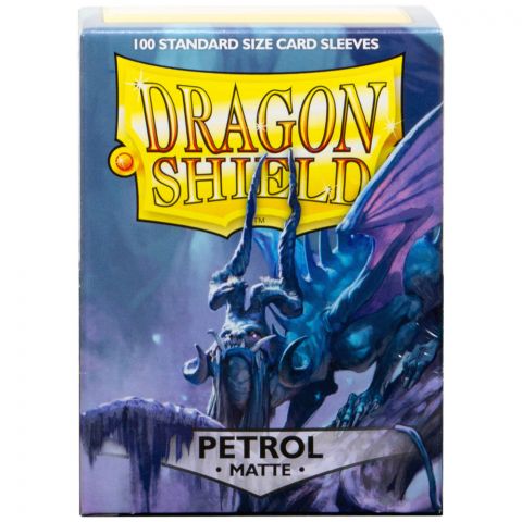 Протекторы Dragon Shield (100 шт., 63х88 мм): матовые бирюзовые