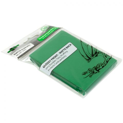 Протекторы Blackfire Matte Sleeves зелёные (50 шт., 66x91 мм)