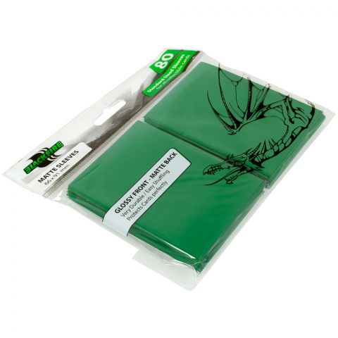 Протекторы Blackfire Matte Sleeves зелёные (80 шт., 66x91 мм)