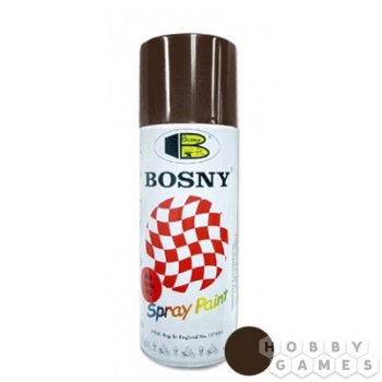 Вопросы про Краска-спрей Bosny - красно-коричневая