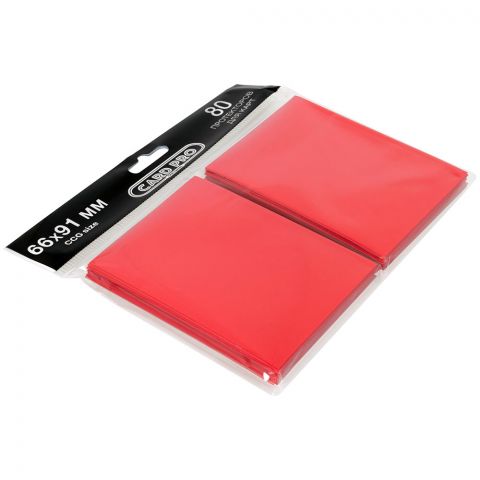 Протекторы Card-Pro – Красные (80 шт., 66x91 мм)