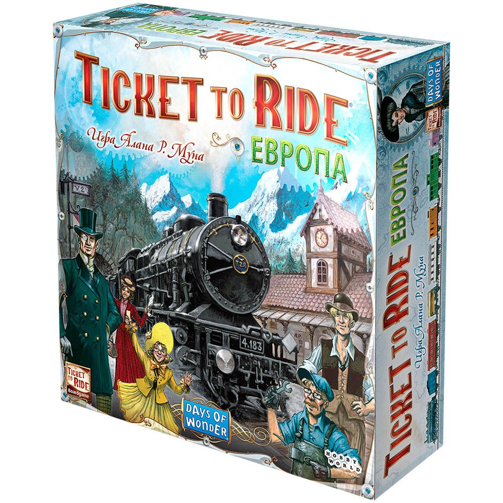 Настольная игра Hobby World Ticket to Ride: Европа 1032 - фото 1