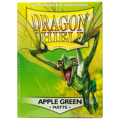 Протекторы Dragon Shield (100 шт., 63х88 мм): ярко-зелёные матовые