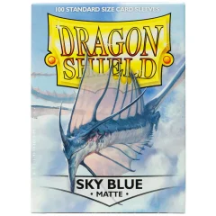 Протекторы Dragon Shield (100 шт., 63х88 мм): небесно-голубые матовые