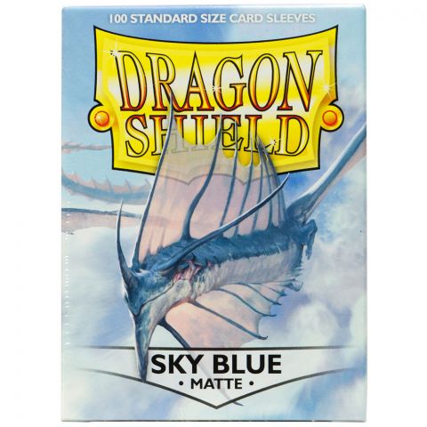 Протекторы Dragon Shield (100 шт., 63х88 мм): небесно-голубые матовые