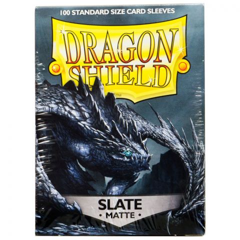 Протекторы Dragon Shield (100 шт., 63х88 мм): тёмно-серые матовые
