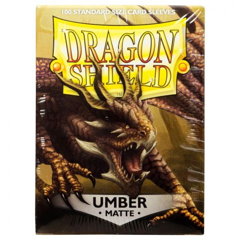 Протекторы Dragon Shield (100 шт., 63х88 мм): коричневые матовые
