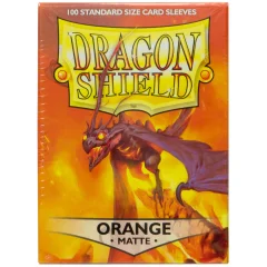 Протекторы Dragon Shield (100 шт., 63х88 мм): матовые оранжевые