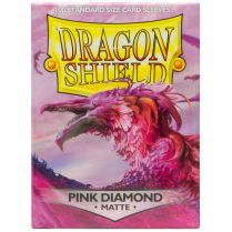 Протекторы Dragon Shield (100 шт., 63х88 мм): матовые розовые