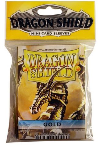 Протекторы Dragon Shield (50 шт., 62x89 мм): золотые