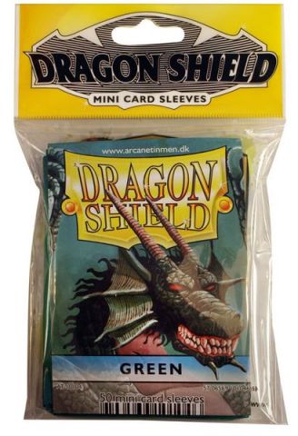 Протекторы Dragon Shield (50 шт., 62x89 мм): зеленые