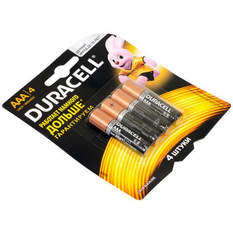 Батарейки Duracell AAA (4 шт.)