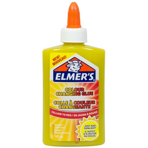 Клей Elmers Colour Changing: меняющий цвет с жёлтого на красный