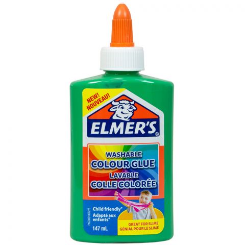 Клей Elmers Colour для слаймов: зеленый матовый