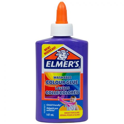 Клей Elmers Colour для слаймов: фиолетовый матовый
