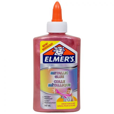 Клей Elmers Metallic для слаймов: розовый