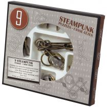 Набор из 9 головоломок Steampunk Puzzles (серый)