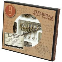 Набор из 9 головоломок Steampunk Puzzles (коричневый)