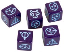 Ashes: Purple Illusion Dice (5x)