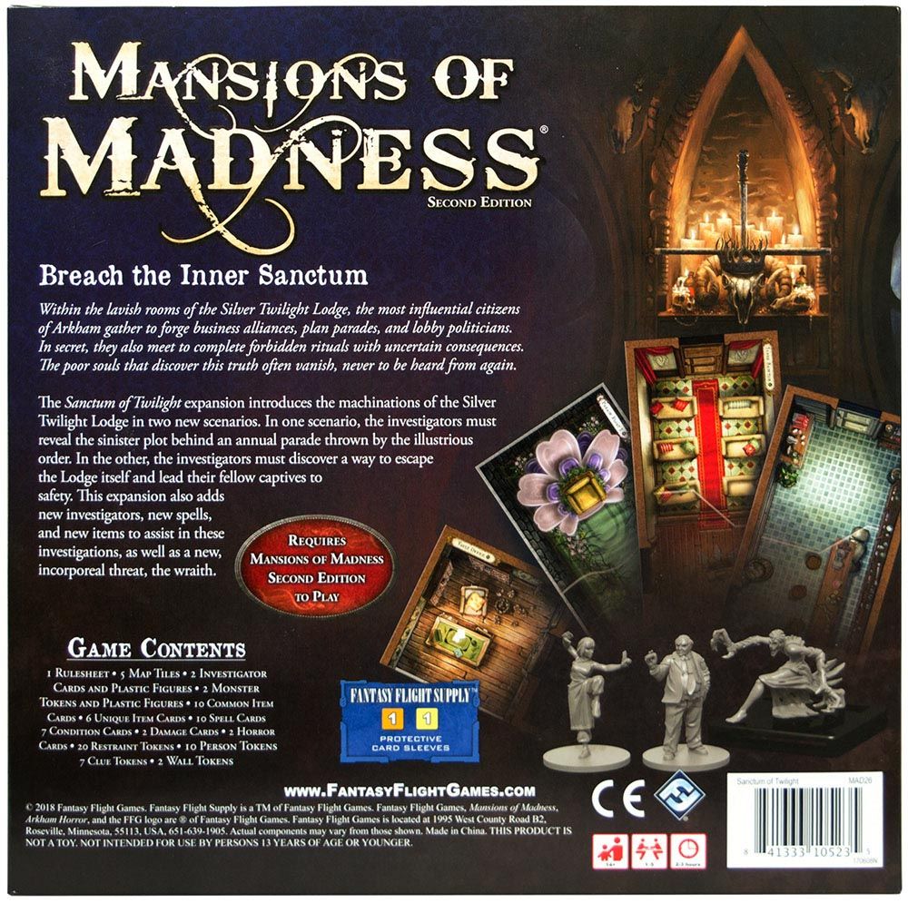 Дополнение Fantasy Flight Games Mansions of Madness: Sanctum of Twilight MAD26 - фото 3