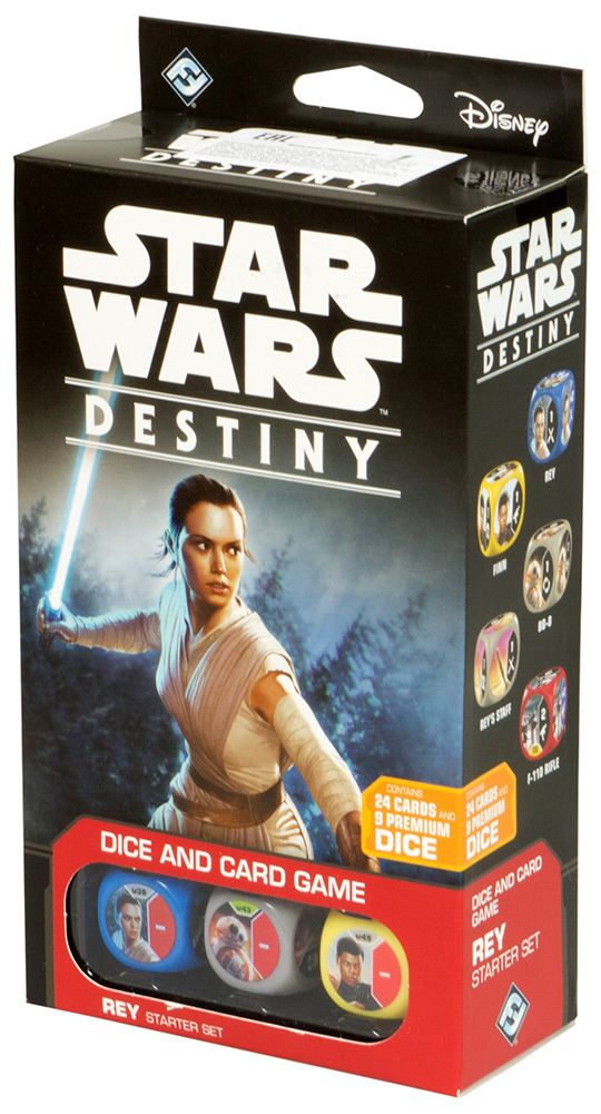 Колода Fantasy Flight Games Star Wars Destiny: Rey Starter Set на английском языке SWD02 - фото 1