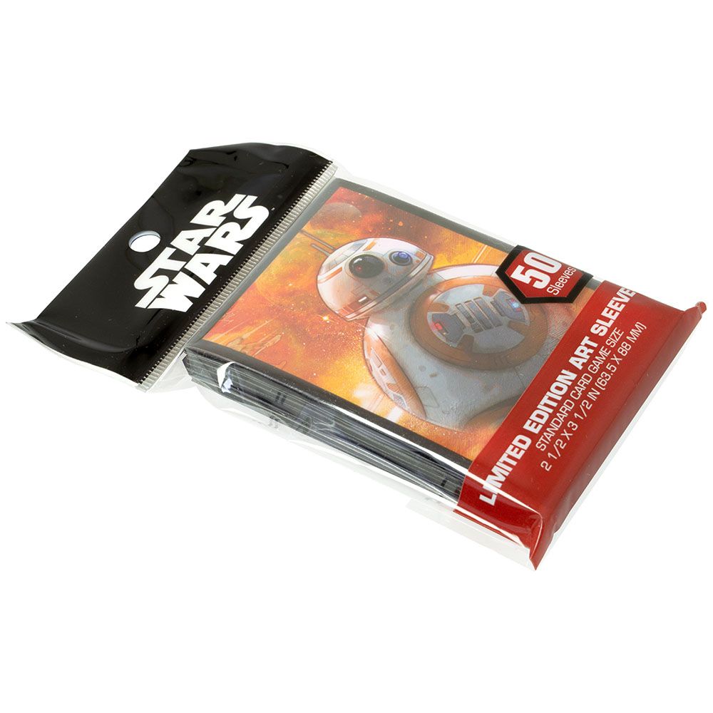 

Аксессуар Fantasy Flight Games, Star Wars. Протекторы (50 шт., 63.5x88 мм): BB-8