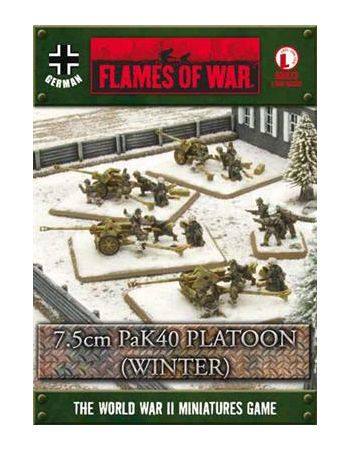 Flames of war: 7.5 cm PaK Platoon (winter) (GBX73)