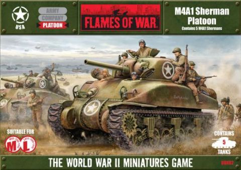 Flames of war: M4A1 Sherman Platoon (UBX02)