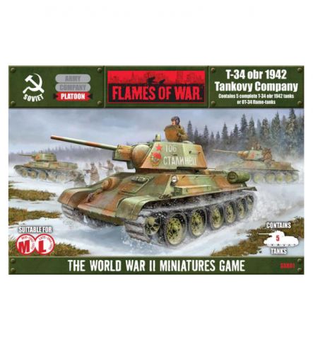 Flames of war: T-34 obr 1942 Company (SBX01)