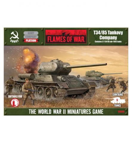 Flames of war: T-34/85 obr 1943 company (SBX06)