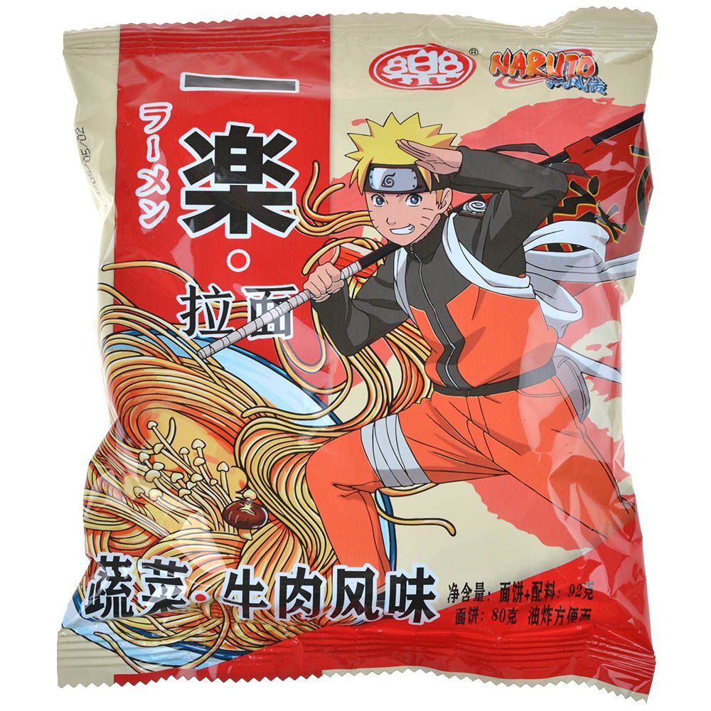 Сублимированная лапша Naruto со вкусом говядины (90 г)