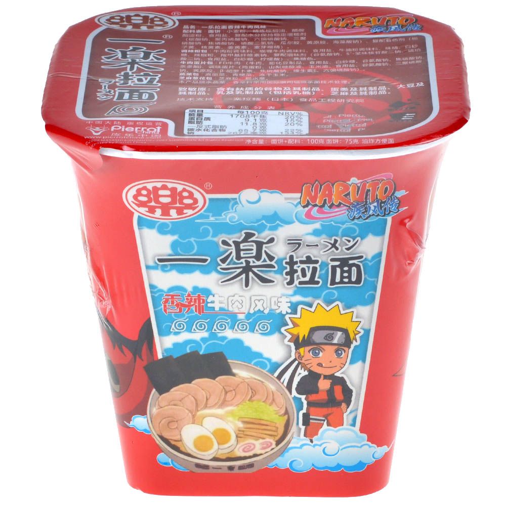 

Сублимированная лапша Naruto со вкусом острой говядины (100 г)