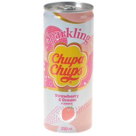 Напиток газированный Chupa Chups: клубничный крем