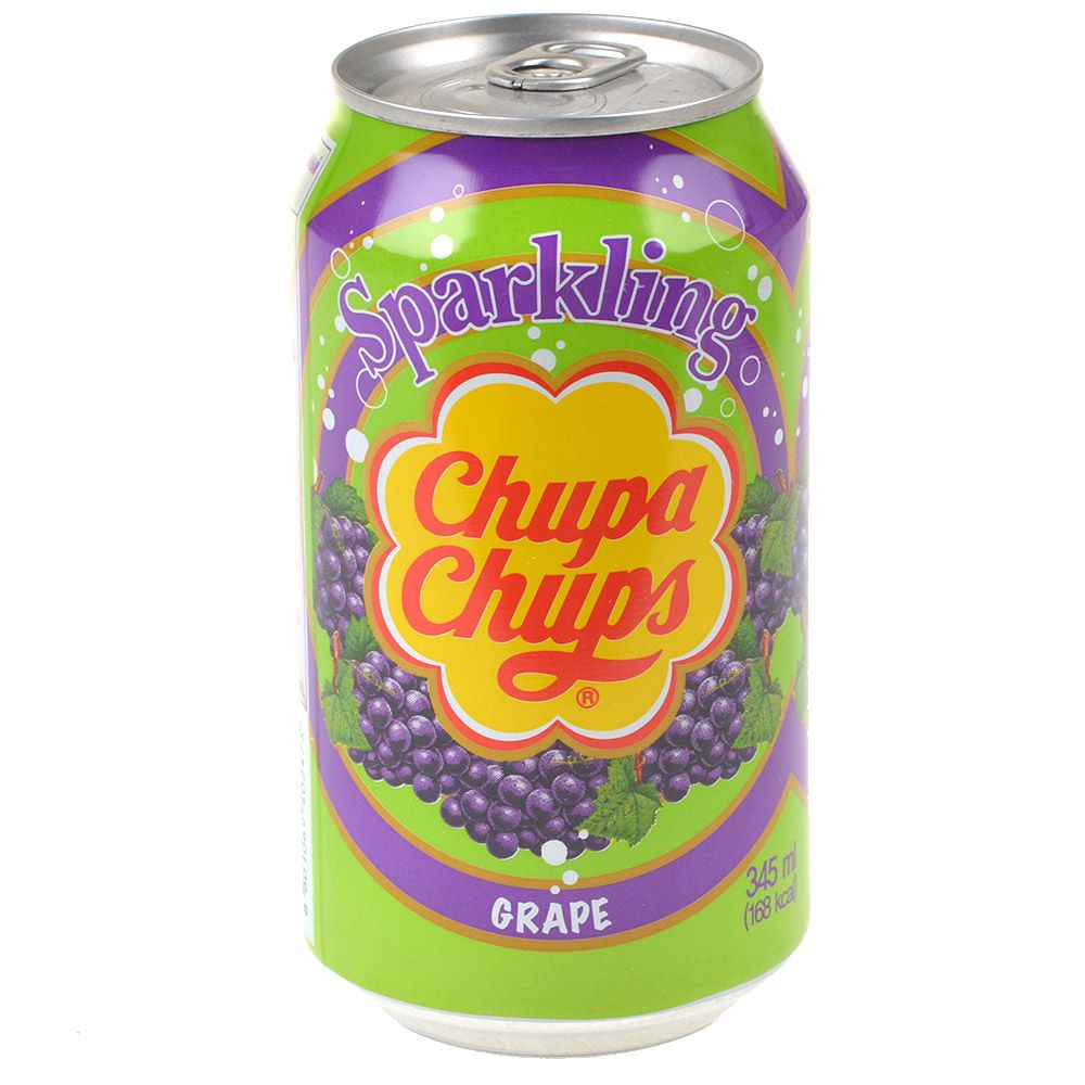 

Напиток газированный Chupa Chups: виноград, 345 мл