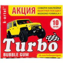 Жевательная резинка Turbo: ассорти (10 шт.)