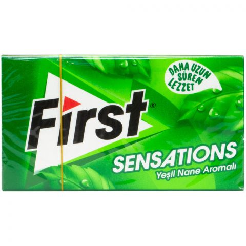 Жевательная резинка First Sensations: перечная мята